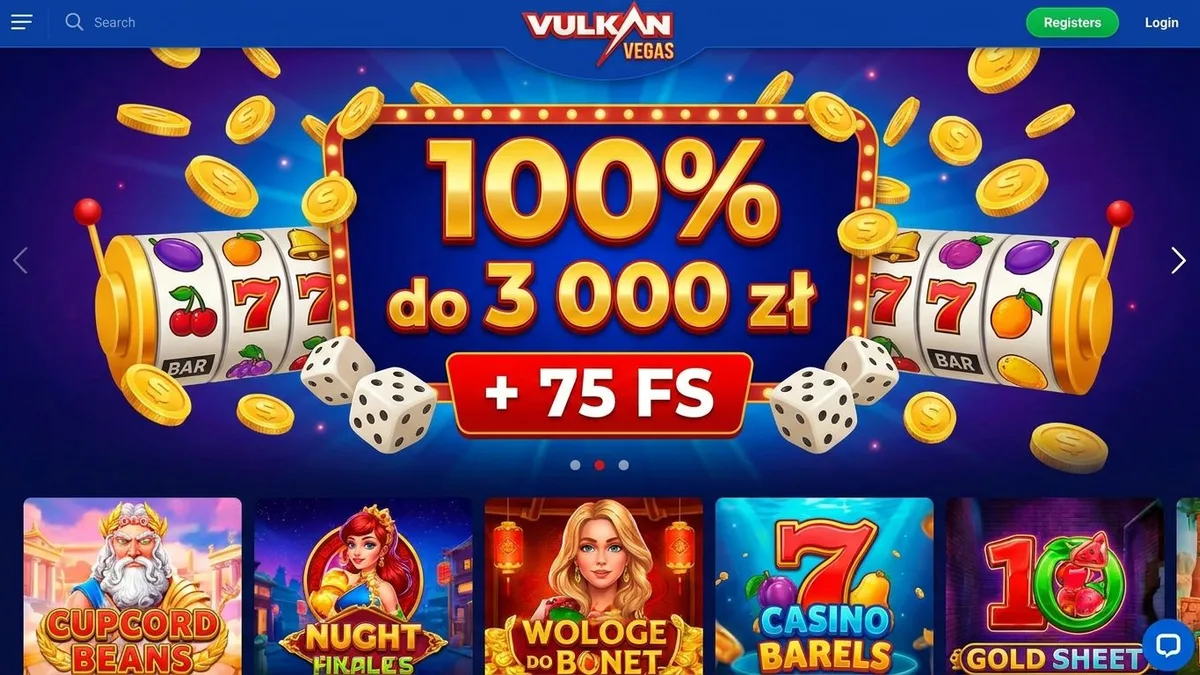 Vulkan Vegas bonus powitalny